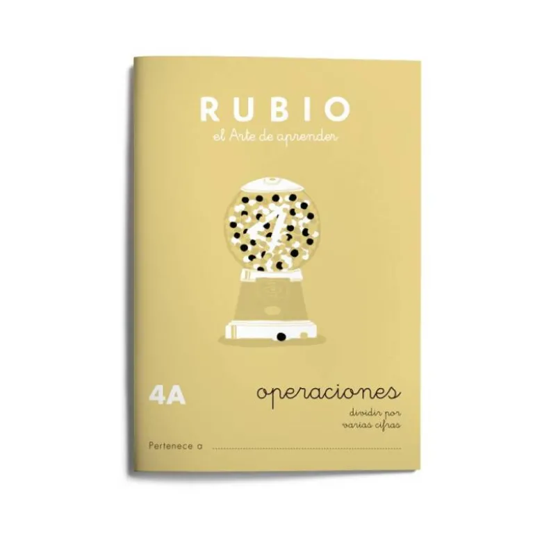 Cuaderno Rubio Operaciones nº 4 A Dividir por varias cifras