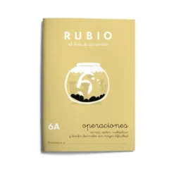 Cuaderno Rubio Operaciones nº 6 A Sumar, restar, multiplicar y dividir con decimales mayor dificultad