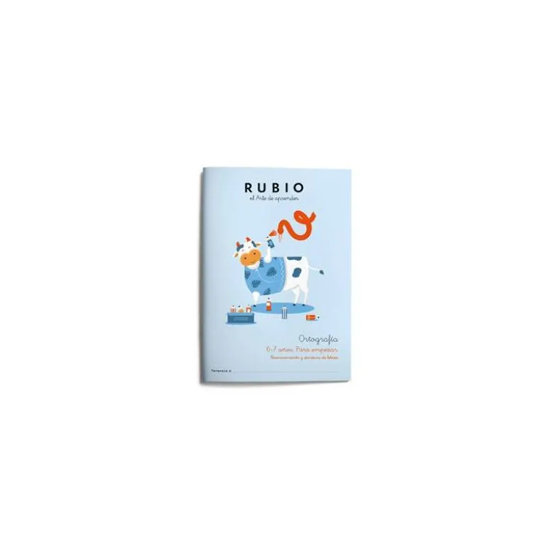 CUADERNO RUBIO ORTOGRAFIA NIÑOS 6-7 AÑOS PARA EMPEZAR