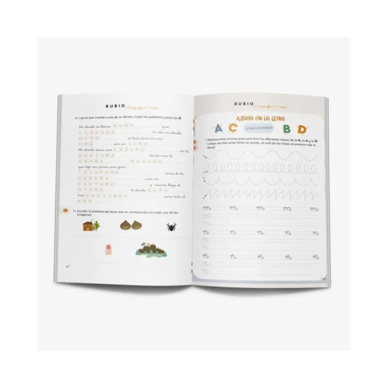 CUADERNO RUBIO ORTOGRAFIA NIÑOS 6-7 AÑOS PARA EMPEZAR