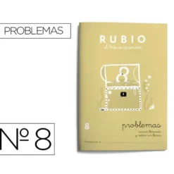 Cuaderno Rubio Problemas nº 8 Sumar llevando y restar sin llevar