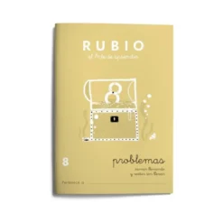Cuaderno Rubio Problemas nº 8 Sumar llevando y restar sin llevar