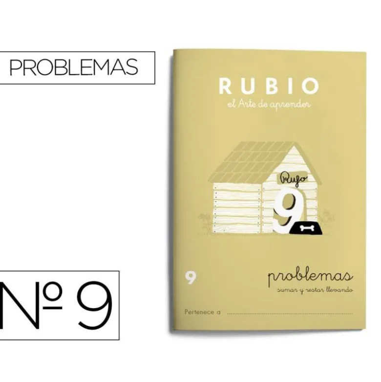 Cuaderno Rubio Problemas nº 9 Sumar y restar llevando