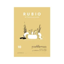 Cuaderno Rubio Problemas nº 10 Sumar, restar y multiplicar por una cifra