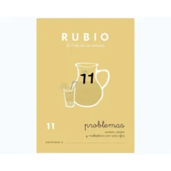 Cuaderno Rubio Problemas nº 11 Sumar, restar y multiplicar por una cifra