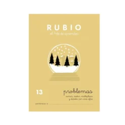 Cuaderno Rubio Problemas nº 13 Sumar, restar, multiplicar y dividir por una cifra