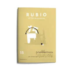 Cuaderno Rubio Problemas nº 15 Sumar, restar, multiplicar por varias cifras y dividir por una cifra