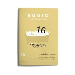 Cuaderno Rubio Problemas nº 16 Sumar, restar, multiplicar por varias cifras y dividir por una cifra