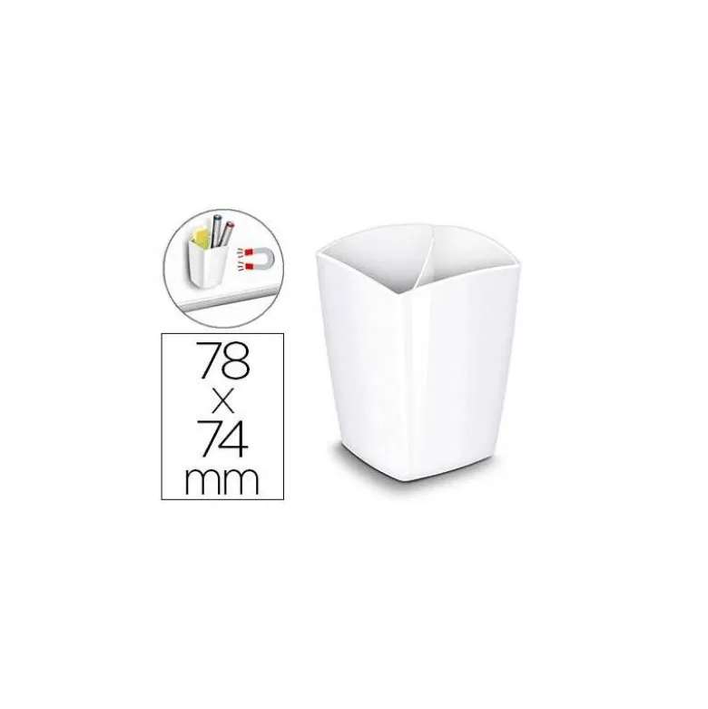 Cubilete Cep magnetico color Blanco 78x74x95mm