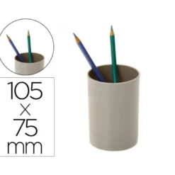 CUBILETE PORTALAPICES ARCHIVO 2000 ECOGREEN 100% RECICLADO GRIS