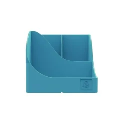 CUBILETE PORTALAPICES EXACOMPTA WAVE SKANDI PLASTICO RECICLADO COLOR AZUL PACIFICO