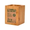 CUBILETE PORTALAPICES LIDERPAPEL ECOUSE BAMBU 8X8X10 CM