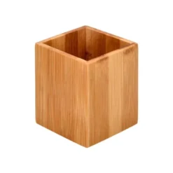 CUBILETE PORTALAPICES LIDERPAPEL ECOUSE BAMBU 8X8X10 CM