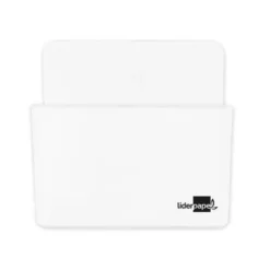 CUBILETE PORTALAPICES LIDERPAPEL BLANCO OPACO PLASTICO MAGNETICO 125X75X40 MM