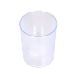 CUBILETE PORTALAPICES Q-CONNECT TRANSPARENTE PLASTICO DIAMETRO 75 MM ALTO 100 MM