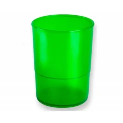 CUBILETE PORTALAPICES Q-CONNECT PLASTICO VERDE TRANSLUCIDO
