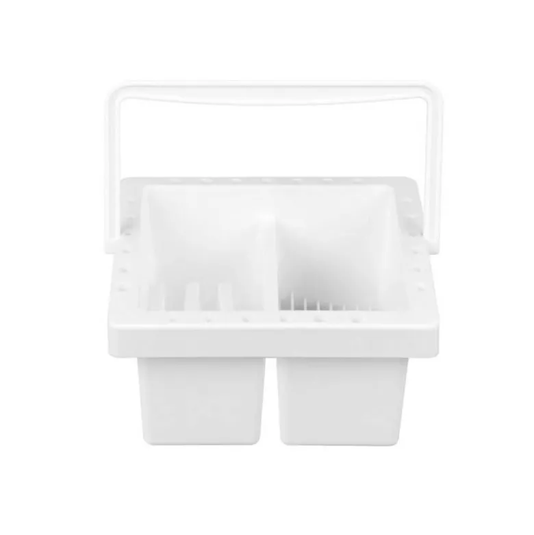 CUBO LIMPIADOR DE PINCELES LIDERPAPEL DE PLASTICO CON ASA TRANSPORTABLE 13X13X9 CM