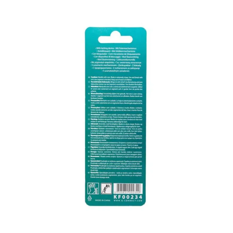Cuter metalico Q-connect KF00234 Retractil