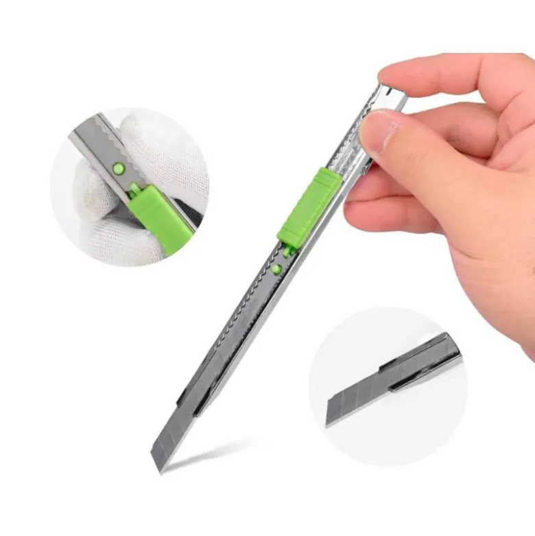 Cuter metalico Q-connect KF00234 Retractil