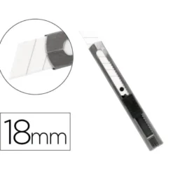 CUTER METALICO Q-CONNECT XD-C78 CUCHILLA ANCHA DE CERAMICA 155X20X18 MM