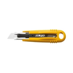 Cuter plastico Olfa cuchilla 18 mm retractil para zurdos
