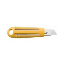 Cuter plastico Olfa cuchilla 18 mm retractil para zurdos