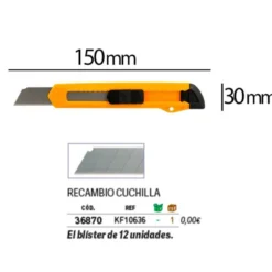 Cuter plastico Q-connect TR-130-1 Ancho