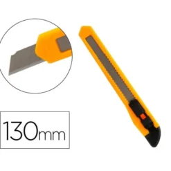 CUTER Q-CONNECT PLASTICO ESTRECHO CUCHILLA 9 MM XD-05 CAJA DE 60 UNIDADES