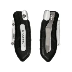 CUTER Q-CONNECT PLEGABLE XD-925 CON MECANISMO DE CAMBIO RAPIDO CUCHILLA ANCHA MANGO ANTIDESLIZANTE