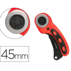 CUTER ROTATIVO Q-CONNECT CUCHILLA CIRCULAR 45 MM 22X56X165 MM
