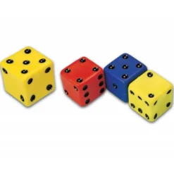 Dados amaya semirígidos en polietileno 20x20 cm colores surtidos