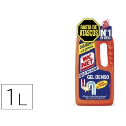 Desatascador de tuberias gel Wc Net energy botella de 1 litro