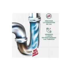 Desatascador de tuberias gel Wc Net energy botella de 1 litro