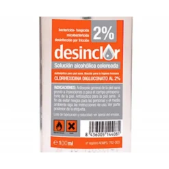 DESINCLOR SOLUCION 2% ALCOHOLICA BOTE DE 100 ML