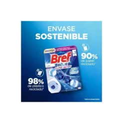 Desinfectante y ambientador marca Bref wc natural