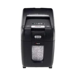 Destructora de documento Rexel auto capacidad 6 hojas destruye grapas y tarjetas de credito