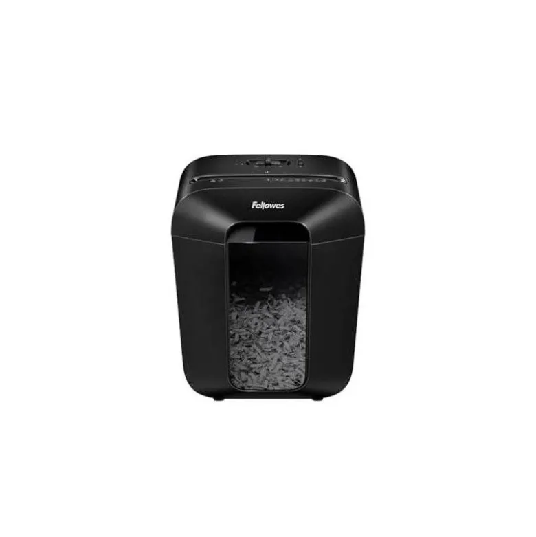 DESTRUCTORA DE DOCUMENTOS FELLOWES LX-45 CAPACIDAD DE CORTE 8 H SEGURIDAD P4 DESTRUYE GRAPAS CLIPS