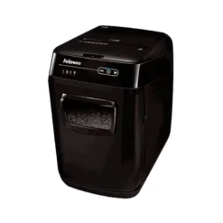 Destructora de Documentos Fellowes Automax 130C Corte en partículas 130 Hojas Automático 32L Nivel seguridad DIN en Negro