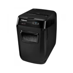 Destructora de Documentos Fellowes Automax 130C Corte en partículas 130 Hojas Automático 32L Nivel seguridad DIN en Negro