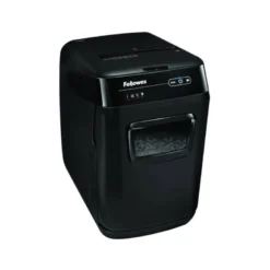 Destructora de Documentos Fellowes Automax 130C Corte en partículas 130 Hojas Automático 32L Nivel seguridad DIN en Negro