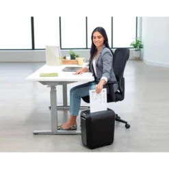 DESTRUCTORA DE DOCUMENTOS FELLOWES LX-65 CAPACIDAD DE CORTE 10 H SEGURIDAD P4 DESTRUYE GRAPAS CLIPS