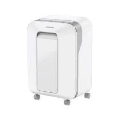 DESTRUCTORA DE DOCUMENTOS FELLOWES LX201 CAPACIDAD DE 15 H SEGURIDAD P5 CLIPS GRAPAS Y TARJETAS 23L BLANCA