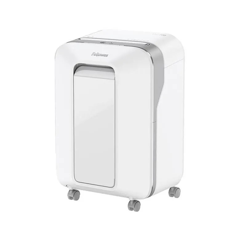 DESTRUCTORA DE DOCUMENTOS FELLOWES LX201 CAPACIDAD DE 15 H SEGURIDAD P5 CLIPS GRAPAS Y TARJETAS 23L BLANCA