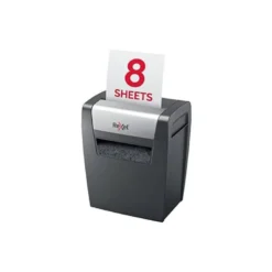 DESTRUCTORA DE DOCUMENTOS REXEL MOMENTUM X308 CAPACIDAD DE CORTE 8 HOJAS DESTRUYE GRAPAS Y CLIPS 15 LITROS