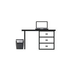 DESTRUCTORA DE DOCUMENTOS REXEL MOMENTUM X308 CAPACIDAD DE CORTE 8 HOJAS DESTRUYE GRAPAS Y CLIPS 15 LITROS