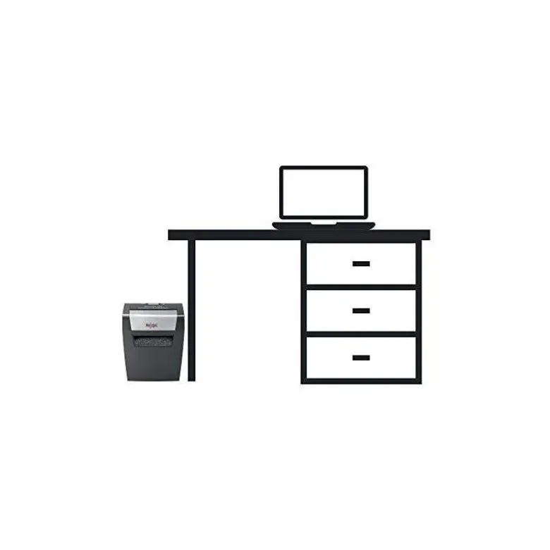 DESTRUCTORA DE DOCUMENTOS REXEL MOMENTUM X308 CAPACIDAD DE CORTE 8 HOJAS DESTRUYE GRAPAS Y CLIPS 15 LITROS