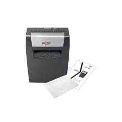 DESTRUCTORA DE DOCUMENTOS REXEL MOMENTUM X308 CAPACIDAD DE CORTE 8 HOJAS DESTRUYE GRAPAS Y CLIPS 15 LITROS