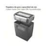 Destructora de documentos Rexel Momentum X312 en partículas 12 hojas 23 L Nivel de seguridad 3 en Negro