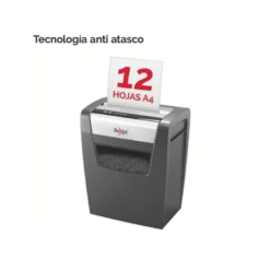 Destructora de documentos Rexel Momentum X312 en partículas 12 hojas 23 L Nivel de seguridad 3 en Negro