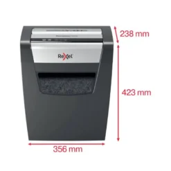 Destructora de documentos Rexel Momentum X312 en partículas 12 hojas 23 L Nivel de seguridad 3 en Negro